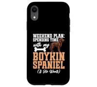 Boykin Spaniel Amante Perro Entusiasta Fin de semana Boykin Spaniel Carcasa para iPhone XR