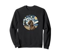 Boykin Spaniel Dog Mom Dad, estilo Van Gogh Starry Night Sudadera