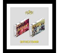 BOYNEXTDOOR WHY.. 1er álbum EP CD+póster plegable en paquete+foto+postal+tarjeta fotográfic pegatin seguimiento sellado BND (conjunto estándar (DAZED+MOODY))