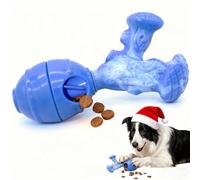 BoYoYo Juguete interactivo para perros, rompecabezas 3 en 1 para perros inteligentes, juguete de golosinas para perros grandes, juguete masticable resistente para atacar a los masticadores, perros