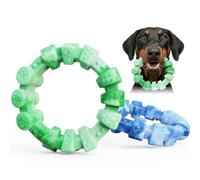 BoYoYo Paquete de 2 juguetes para perros para masticadores agresivos, juguetes indestructibles para perros para razas grandes, juguete masticable duradero para perros para mantenerlos ocupados