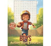Boys Action Word Search 6-8 Challenge: Next Level Word Search Puzzles with Vehicles, Backyard Games, and Adventure | Forward, Down, and Diagonal ... for Kids (Kids Word Search Collection)
