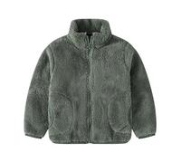 Boys And Girls Spring And Autumn Solid Color Stand Up Collar With Pocket Long Sleeved Jacket Mochila Niño, AG., 18-30 Monate