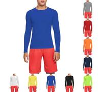 Boys Base Layer Tops Kids Long Sleeve Compression Shirt Teen Quick Dry Athletic Undershirt Tights Lightweight Stretch Moisture Wicking Sports Baselayer Shirts for Football Running