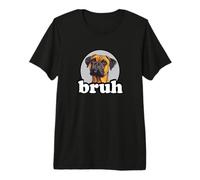 Boys Girls Cute Funny Bruh Kids Boxer Dog Lover Camiseta Premium
