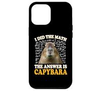 Boys Girls Kids I Did The Math Answer Capybara Meme Lover Carcasa para iPhone 12 Pro MAX