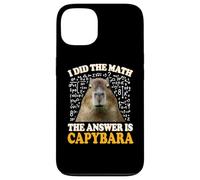 Boys Girls Kids I Did The Math Answer Capybara Meme Lover Carcasa para iPhone 13