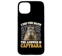Boys Girls Kids I Did The Math Answer Capybara Meme Lover Carcasa para iPhone 15 Plus