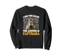 Boys Girls Kids I Did The Math Answer Capybara Meme Lover Sudadera