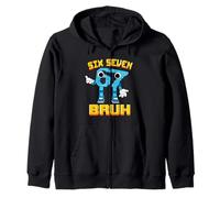 Boys Girls Kids Italian Brainrot Meme 67 Six Seven Bruh Sudadera con Capucha