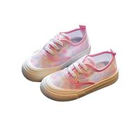 Boys Girls Mesh Sneakers Kids Lace up Walking Running Shoes Toddler Tennis Trainers Breathable Lightweight Fashion Child Non-Slip Sneaker for Little/Big Kid
