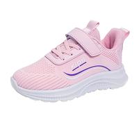 Boys Girls Trainers Kids Easy Fasten Walking Running Shoes Toddler Tennis Running Shoes Breathable Lightweight Fashion Child Non-Slip Sneakers for Little/Big Kid