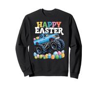 Boys Happy Easter Monster Truck Easter Eggs Toddler Gifts Sudadera