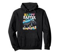 Boys Happy Easter Monster Truck Easter Eggs Toddler Gifts Sudadera con Capucha