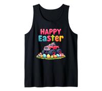 Boys Happy Pascua Monster Truck Huevos de Pascua para niños Camiseta sin Mangas