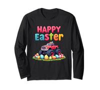 Boys Happy Pascua Monster Truck Huevos de Pascua para niños Manga Larga