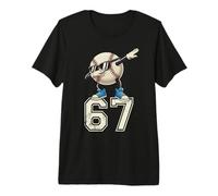 Boys Kids 67 Six Seven Sunglasses Dabbing Baseball Lover Camiseta Premium