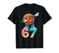Boys Kids 67 Six Seven Sunglasses Dabbing Basketball Lover Camiseta
