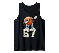 Boys Kids 67 Six Seven Sunglasses Dabbing Basketball Lover Camiseta sin Mangas