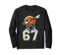 Boys Kids 67 Six Seven Sunglasses Dabbing Basketball Lover Manga Larga