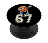 Boys Kids 67 Six Seven Sunglasses Dabbing Basketball Lover PopSockets PopGrip Adhesivo