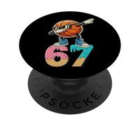 Boys Kids 67 Six Seven Sunglasses Dabbing Basketball Lover PopSockets PopGrip Adhesivo