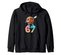 Boys Kids 67 Six Seven Sunglasses Dabbing Basketball Lover Sudadera con Capucha