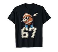 Boys Kids 67 Six Seven Sunglasses Dabbing Football Lover Camiseta