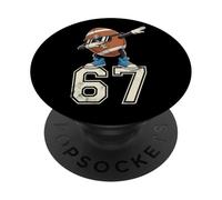 Boys Kids 67 Six Seven Sunglasses Dabbing Football Lover PopSockets PopGrip Adhesivo