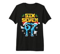 Boys Kids 67 Xmas Six Seven Meme Christmas Pajama Shirt Camiseta Premium
