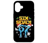 Boys Kids 67 Xmas Six Seven Meme Christmas Pajama Shirt Carcasa para iPhone 16