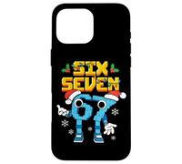 Boys Kids 67 Xmas Six Seven Meme Christmas Pajama Shirt Carcasa para iPhone 16 Pro MAX