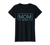 Boys Mom EST. 2027 Mom of a Boy 2027 Blue Mom 2027 Camiseta