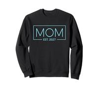 Boys Mom EST. 2027 Mom of a Boy 2027 Blue Mom 2027 Sudadera