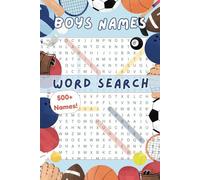 Boys Names Word Search: A fun boys' names word find puzzle book of strong names for adults, seniors, and teens