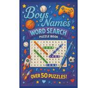 Boys Names Word Search Puzzle Book: Word Searches with Easy to Read Print for Boys Names | 6x9 inches, 110 pages | 50+ puzzles ... Gift for Expecting Moms, Holidays, and Free Time!