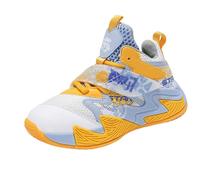 Boys Shoes Kids Running Lightweight Breathable Sport Sneakers(Toddle & Little Kid & Big Kids) Calcetines 1 año (Yellow, 31 Little Child)
