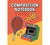 Boys Sports With Pizza Video Game Notebook: 120 Pages, with Cutest Cover Design, suitable for Creative Writing, Journaling, Drawing, Kids, Girls, ... for Creative Writing, Journaling, Draw