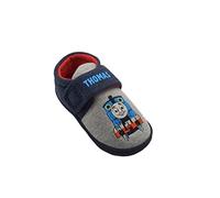 Boys Thomas The Tank Slipper Correa de velcro, Gris 4 UK 21 EU