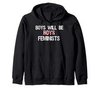 Boys Will Be Feminists - Camiseta de protesta para Hombres y Mujeres Sudadera con Capucha