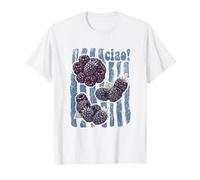 Boysenberries Ciao Italian Stipes Verano Estética Camiseta