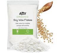 BOYUJK - Copos de cera de soja, cera natural de primera calidad, 100 % cera de soja para hacer velas de granja orgánica, sin aditivos, inofensiva y pura (1 kg)