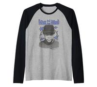 Boyz n The Hood Doughboy Portrait with Stars & Logo Movie Camiseta Manga Raglan