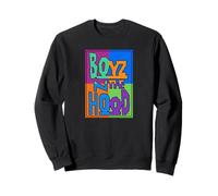 Boyz n The Hood Retro 90's Colorful Logo Hip Hop Movie Sudadera