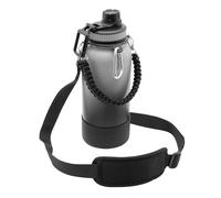 BOZ Kit de Correas para Botella Agua - Asa de Paracord, Soporte para Botella de Agua y Correa de Hombro Ajustable para Cantimplora - Correas para Funda Botella Agua de 900 ml