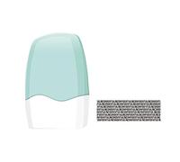 Bozaap Sello de rodillo de protección de identidad,Sello de prevención de identidad de robo rodante ancho,Sello de seguridad de defensor de datos Ocultar dirección de identificación para protección