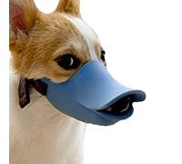 Bozal antimordedura para perro, cubierta de silicona para de pato con correa ajustable, bozal humano para perros medianos y grandes, máscara de control de ladridos y mordeduras para aseo, visitas