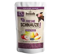 Bozal Bosch Freshe - Huerto afrutado 1 x 200 g | Topping para Comida para Perros | Adecuado para Comida Seca y húmeda | con Manzanas Frescas, Peras y arándanos