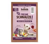 Bozal Bosch Freshe - Paquete de acción de Fruta 4 x 200 g + Molde de Hielo para Hielo para Perros | Topping para Comida para Perros | Apto para Comida Seca y húmeda | con Manzanas, Peras y arándanos
