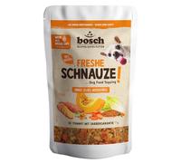 Bozal Bosch Freshe - Verduras de Cultivo Amarillas soleadas 1 x 200 g | Topping para Comida para Perros | Adecuado para Comida Seca y Comida húmeda | con Calabaza Fresca, Zanahorias, Batatas y